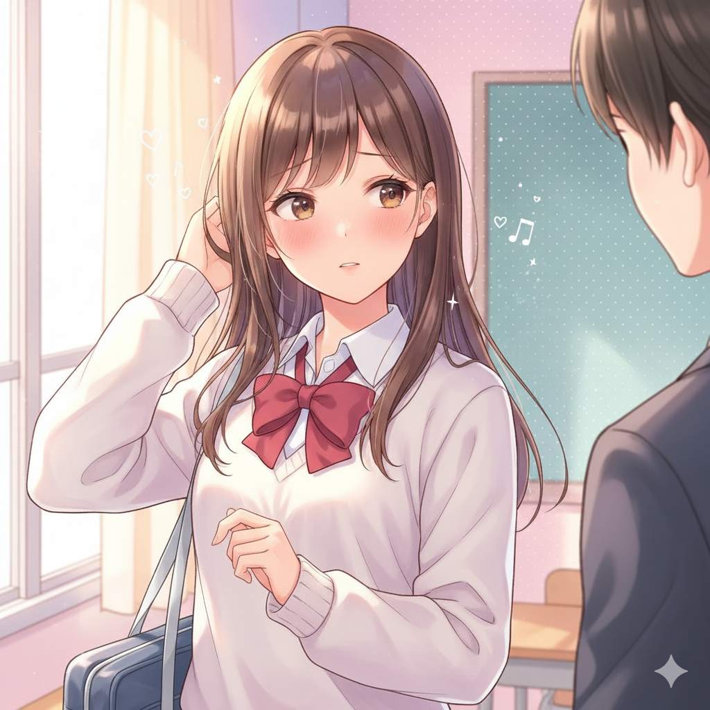 女子の好きのサイン